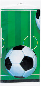 3D Soccer Rectangular Plastic Table Cover 54 x 84