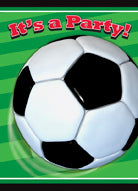 3D Soccer Invitations 8ct