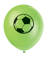 3D Soccer 12" Latex Balloons 8ct