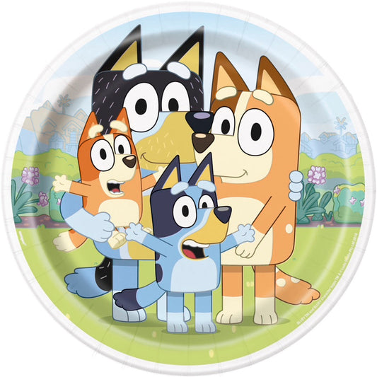 Bluey 9" Plates 8ct