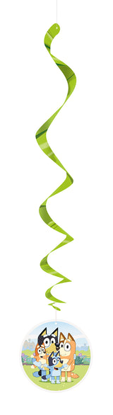 Bluey Hanging Swirl Decorations 3ct