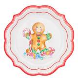 Gingerbread 8in Salad Plates 8ct
