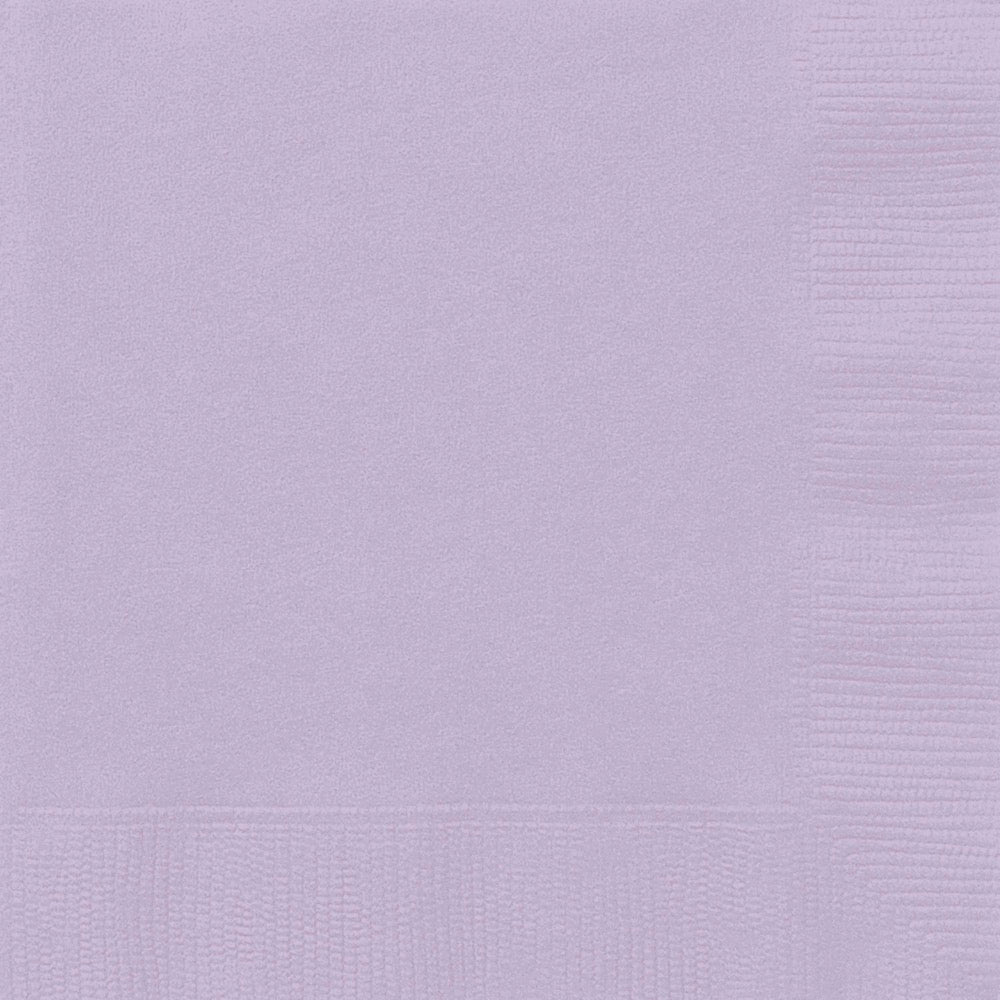Lavender Beverage Napkins