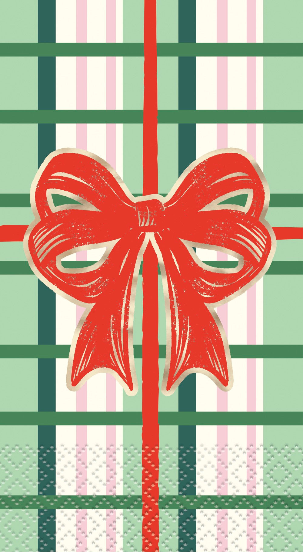 Vintage Christmas Guest Napkins 16ct - Foil Stamping