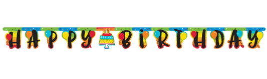 Hoppin Birthday Jointed Banner