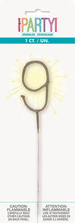Sparkler Number Candle
