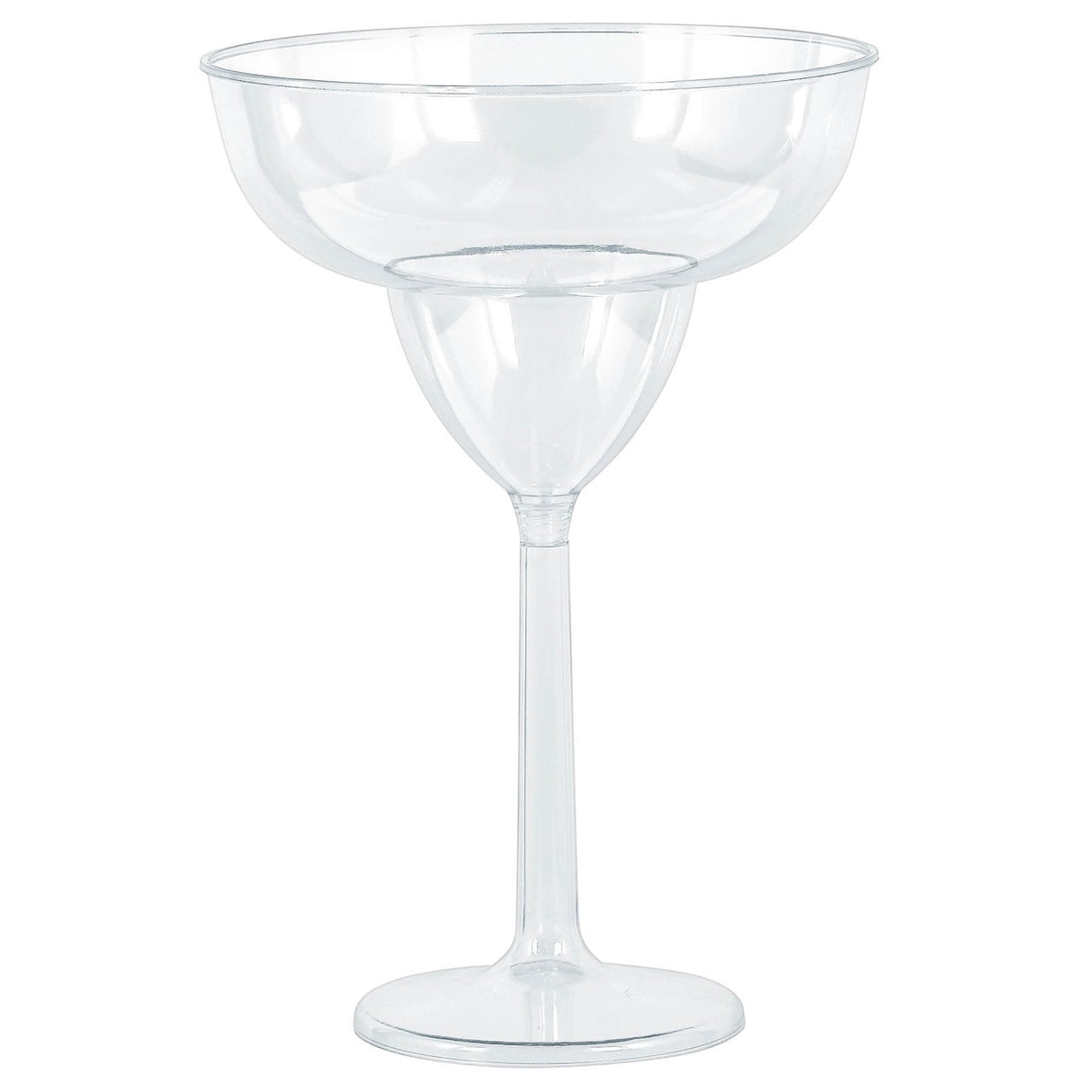 Jumbo Plastic Margarita Glass - Clear