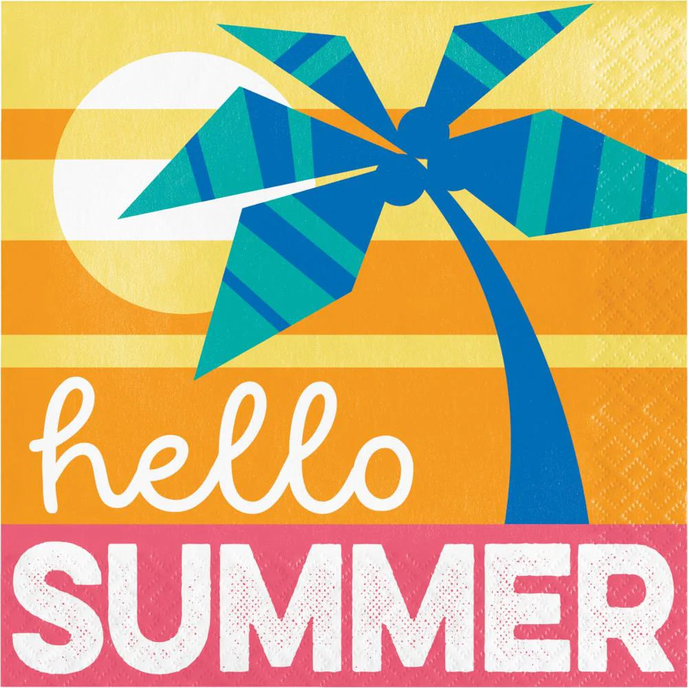 Summer Sun Lunch Napkins 16ct