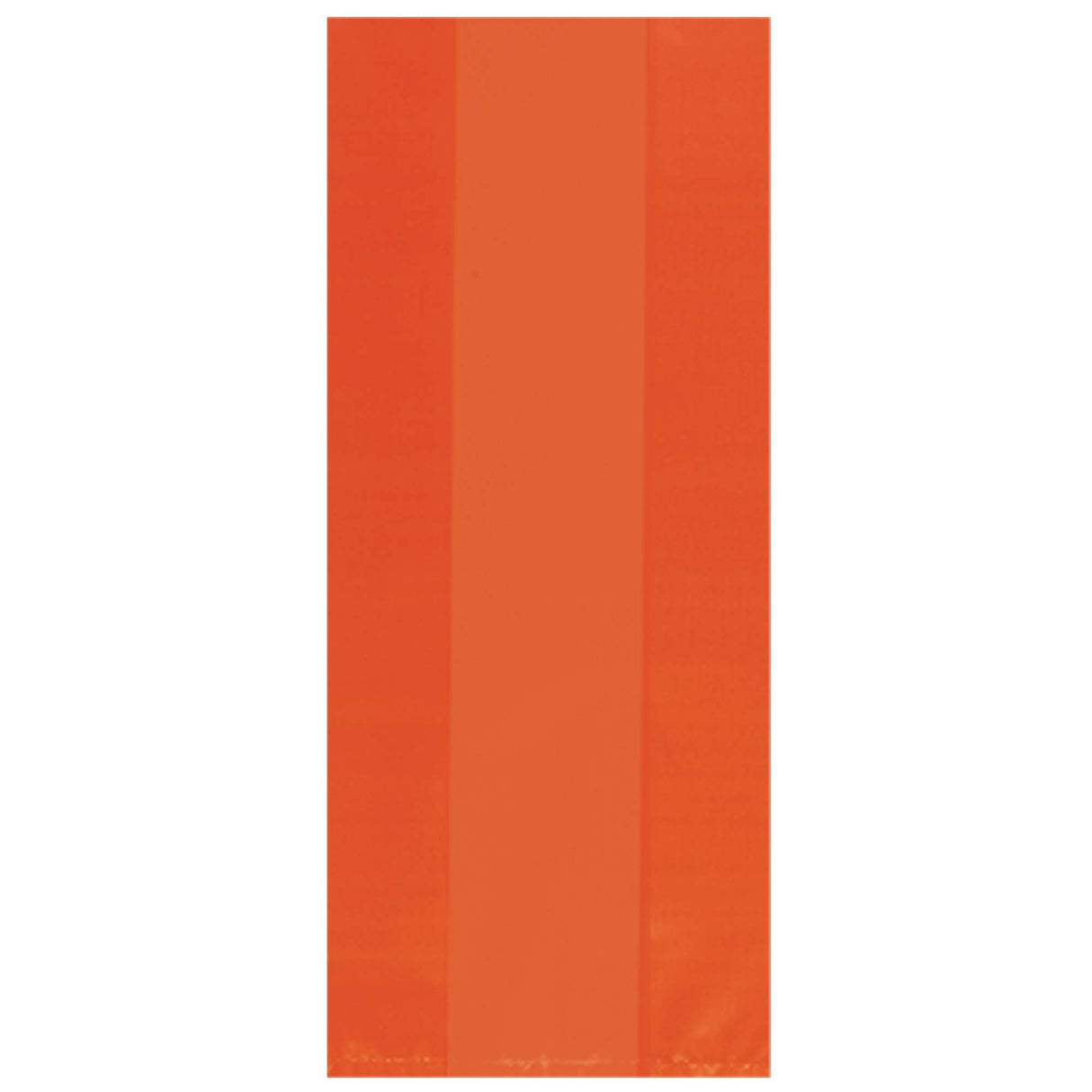 Orange Peel Small Cello Party Bags - 4in x 9.5in x 2in - 25ct
