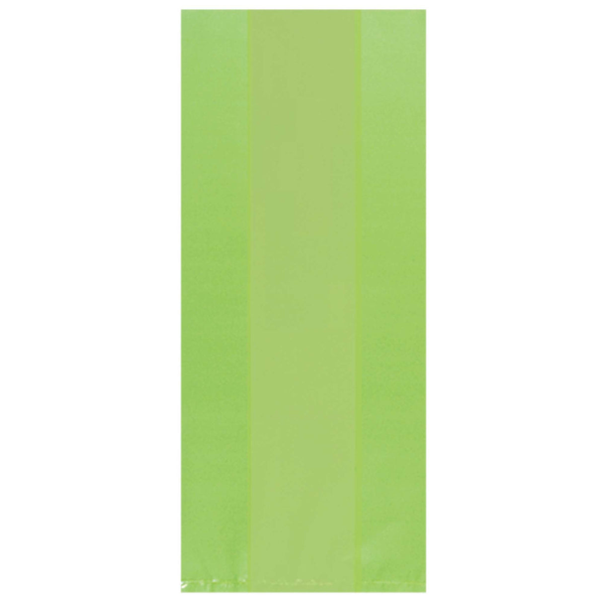 Kiwi Large Cello Party Bags - 5in x 11.5in x 3in - 25ct