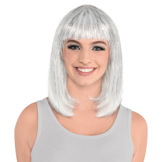 Silver Long Bob Wig