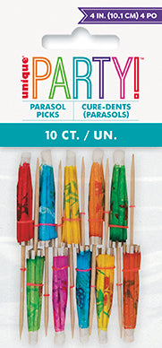 Paper Umbrella Picks 10ct