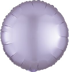 #640 Matte Lavender Round 18in Solid Mylar