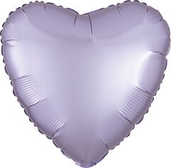 #641 Lavender Heart 18in Solid Mylar