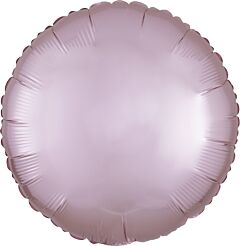 #626 Light Pink Round 18in Solid Mylar