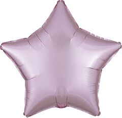 #625 Light Pink Star 18in Solid Mylar