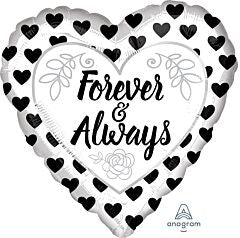 #573 Forever & Always 18in Printed Mylar