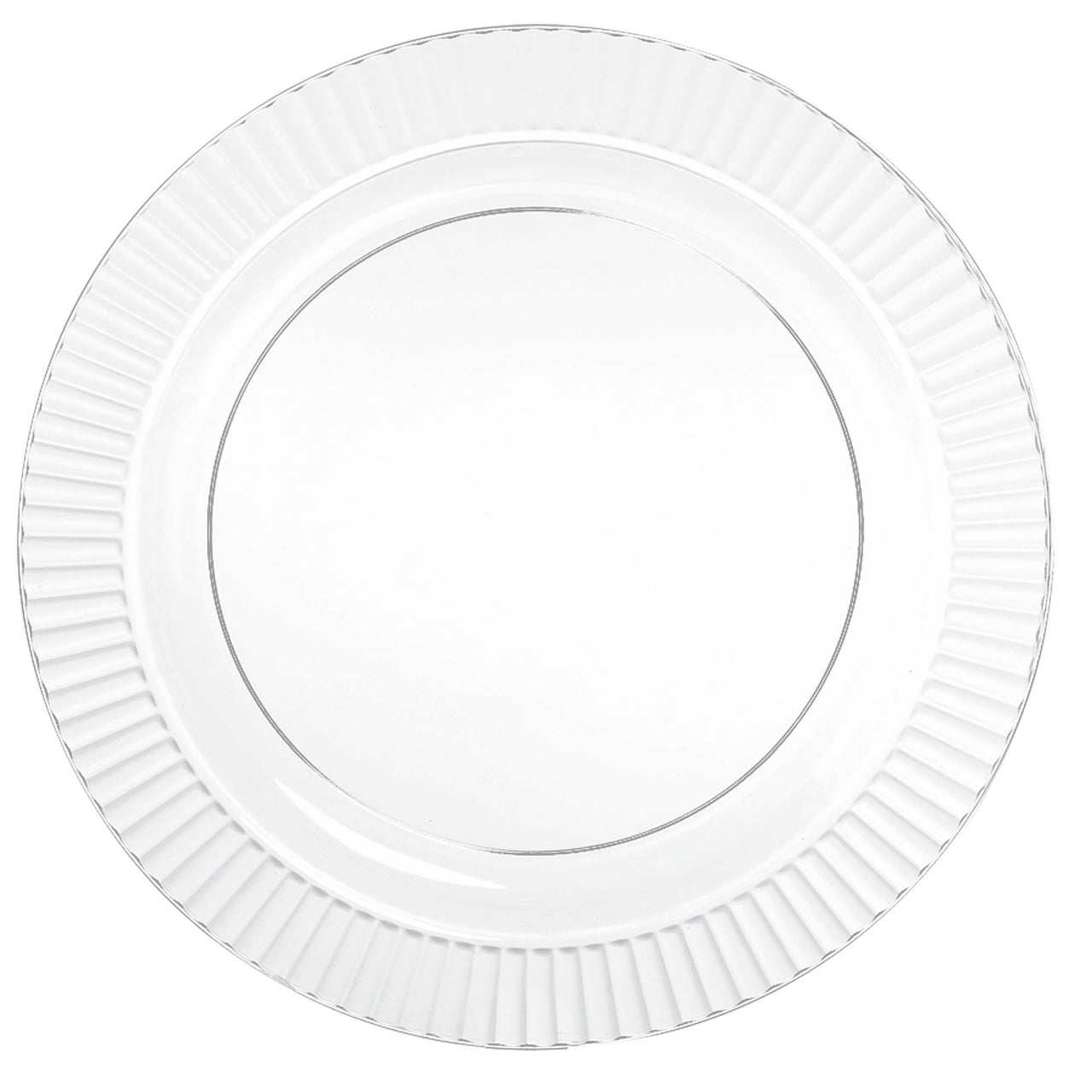 Clear Premium Plastic Round Plates – Party Fair