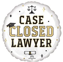 #G39 Case Closed Lawyer 18in Printed Mylar