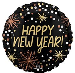 #15 New Year Confetti 18in Printed Mylar