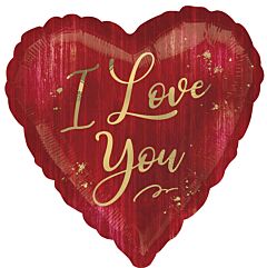 #268 I Love You Rogue Heart 28in Supershape