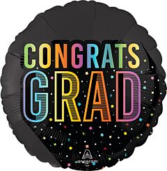 #G44 Satin Grad Cosmic Future 18in Printed Mylar
