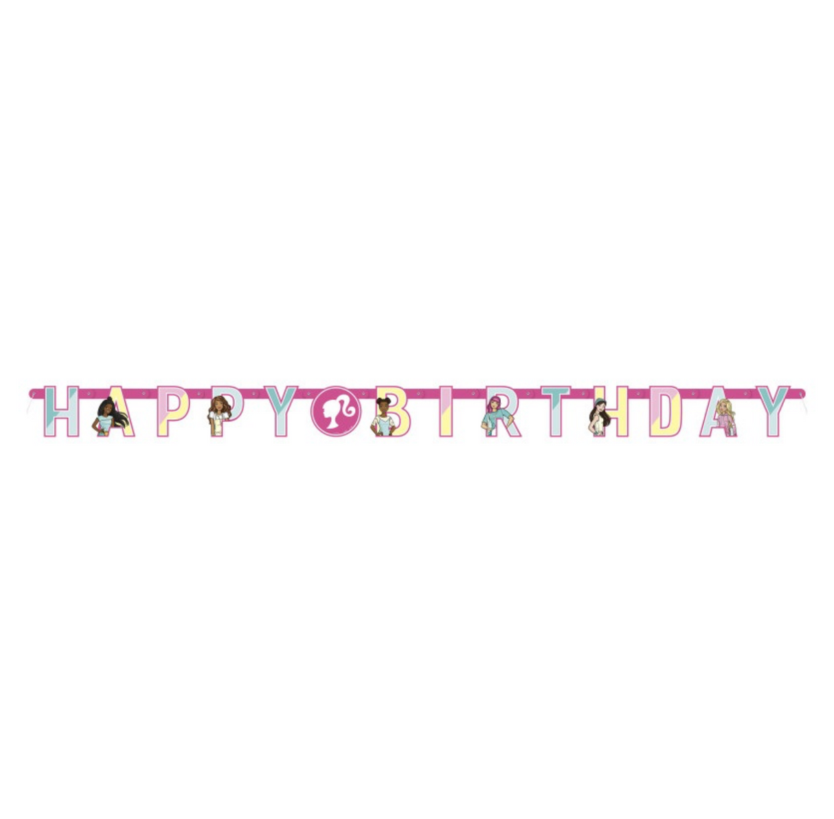 Barbie "Happy Birthday" Jointed Banner 6ft