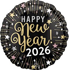 #01 2026 New Year Celebration 18in Printed Mylar