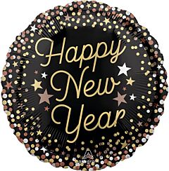 #02 Luxe New Year 18in Printed Mylar