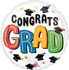 #G31 Congrats Grad Bright Future 18in Printed Mylar