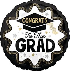 #G24 Wave to Success Grad 18in Printed Mylar