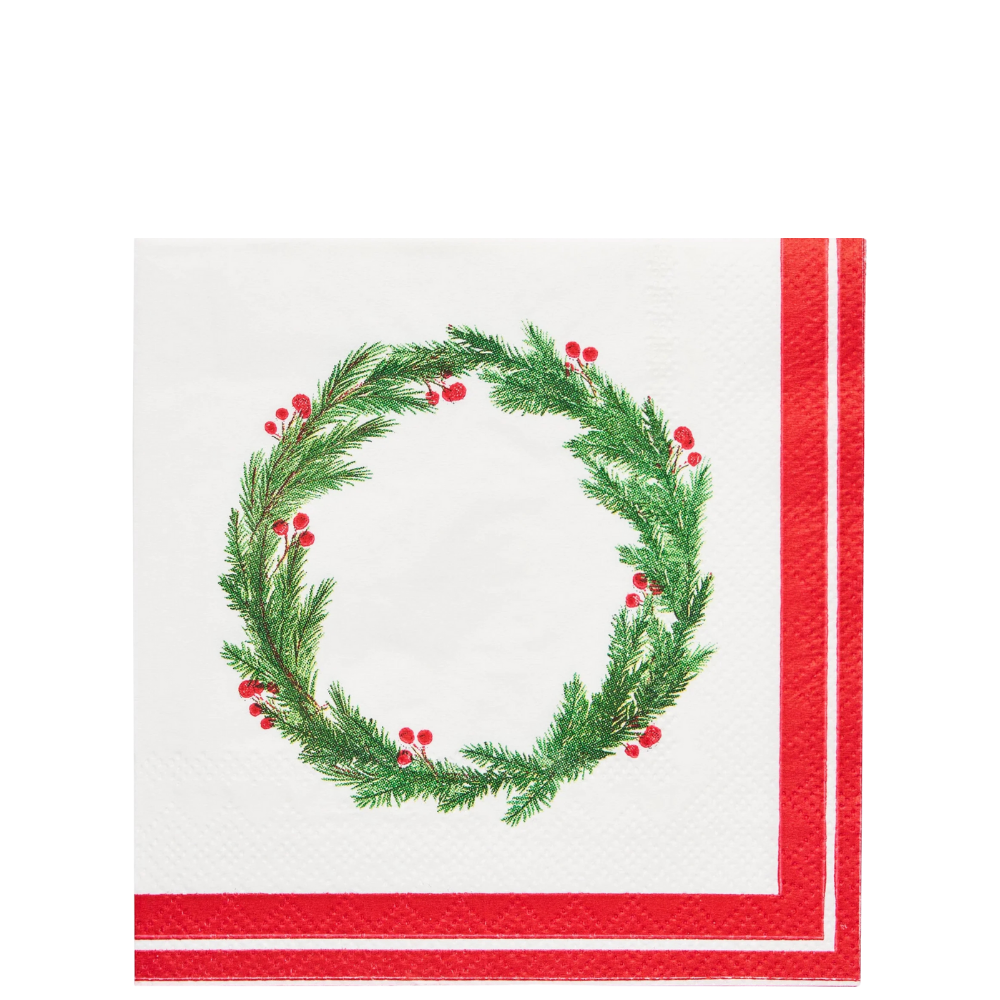 Merry and Bright Paper Cocktail Napkins 20ct