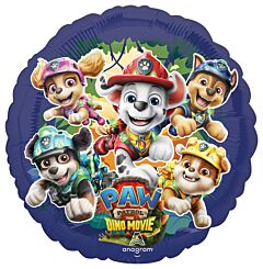 #413 Paw Patrol The Dino Movie 18in Printed Mylar