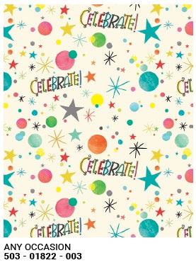 Roll Wrap Celebrate 30in x 5ft