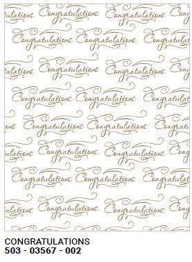 Roll Wrap Congratulations 30in x 5ft – Party Fair