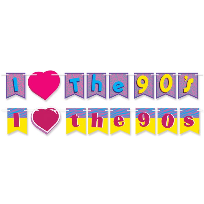 90’s I Love The 90's Streamer Set