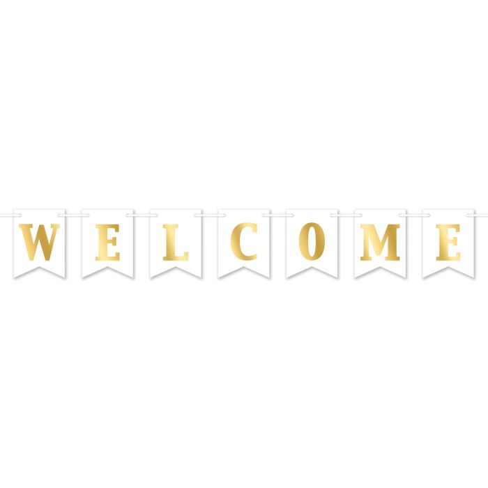 Foil Welcome Streamer