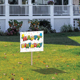 Happy Birthday Yard Sign