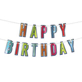 Foil Happy Birthday Streamer Banner