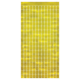 Metallic Square Curtain 38in x 6.5ft