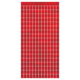 Metallic Square Curtain 38in x 6.5ft