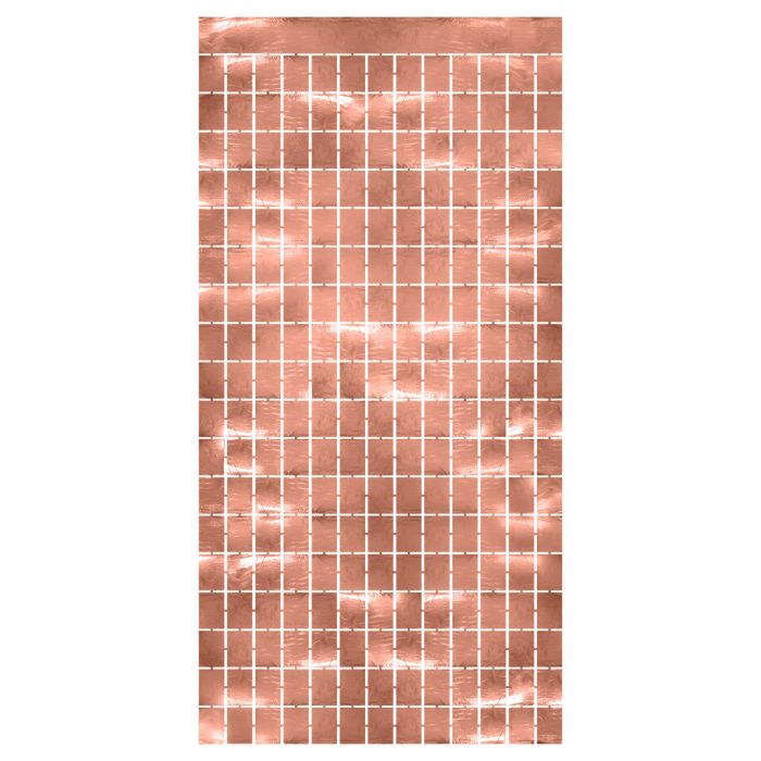 Metallic Square Curtain 38in x 6.5ft