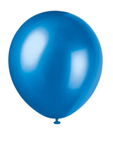 12in Pearlized Packaged Latex Balloons 8ct - Sapphire Blue