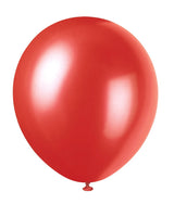 12in Pearlized Packaged Latex Balloons 8ct - Frost Red