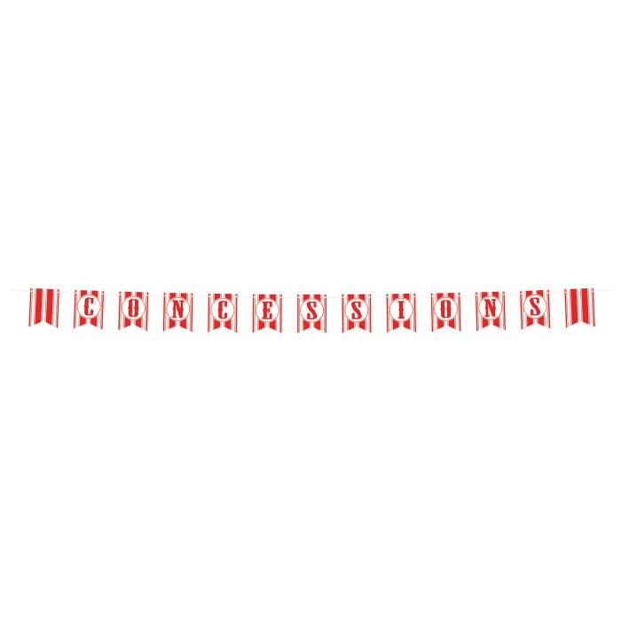 Concessions Pennant Banner