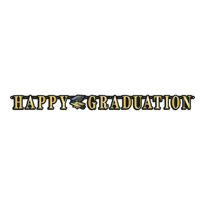 Happy Graduation Streamer 5ft