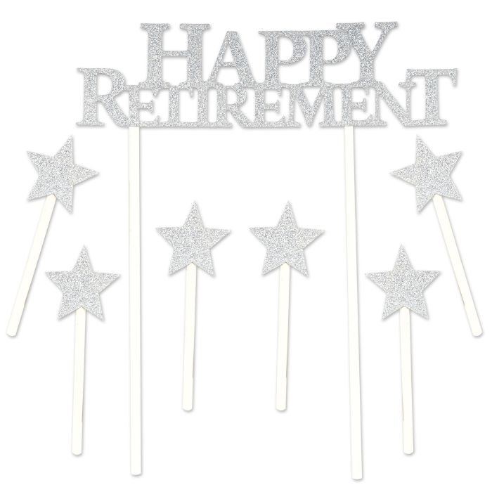 Happy Retirement Cake Topper