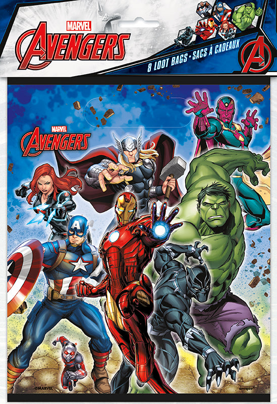 Avengers Loot Bags 8ct