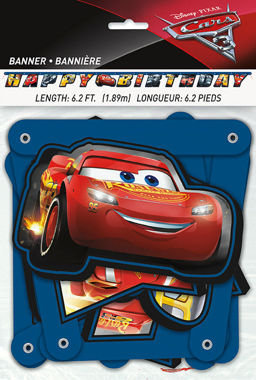 Disney Cars 3 Movie Large Jointed Banner