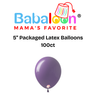 5" Packaged Latex Balloons 100ct - Not Inflated